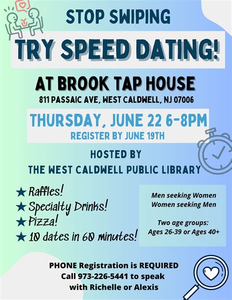 Free speed dating in nj